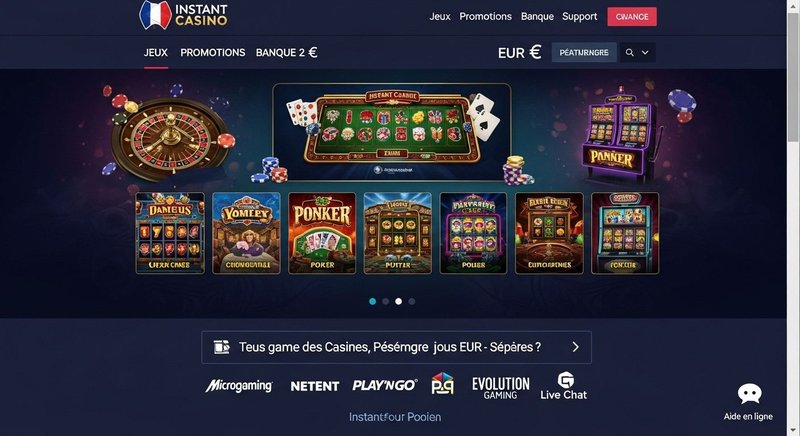 Présentation de instant casino fr